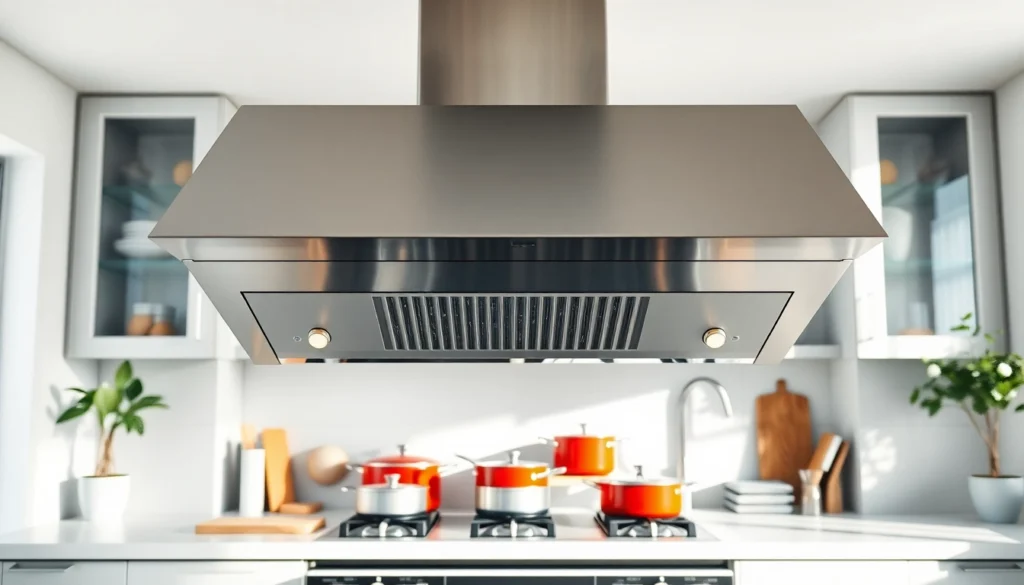 Enhance your kitchen with a modern cooker hood that combines style and efficiency.