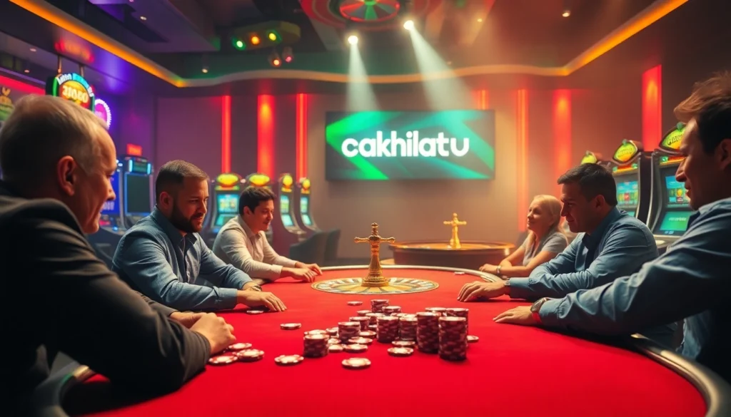 Cakhiatv enhances your gaming experience with lively poker games and exciting casino action.